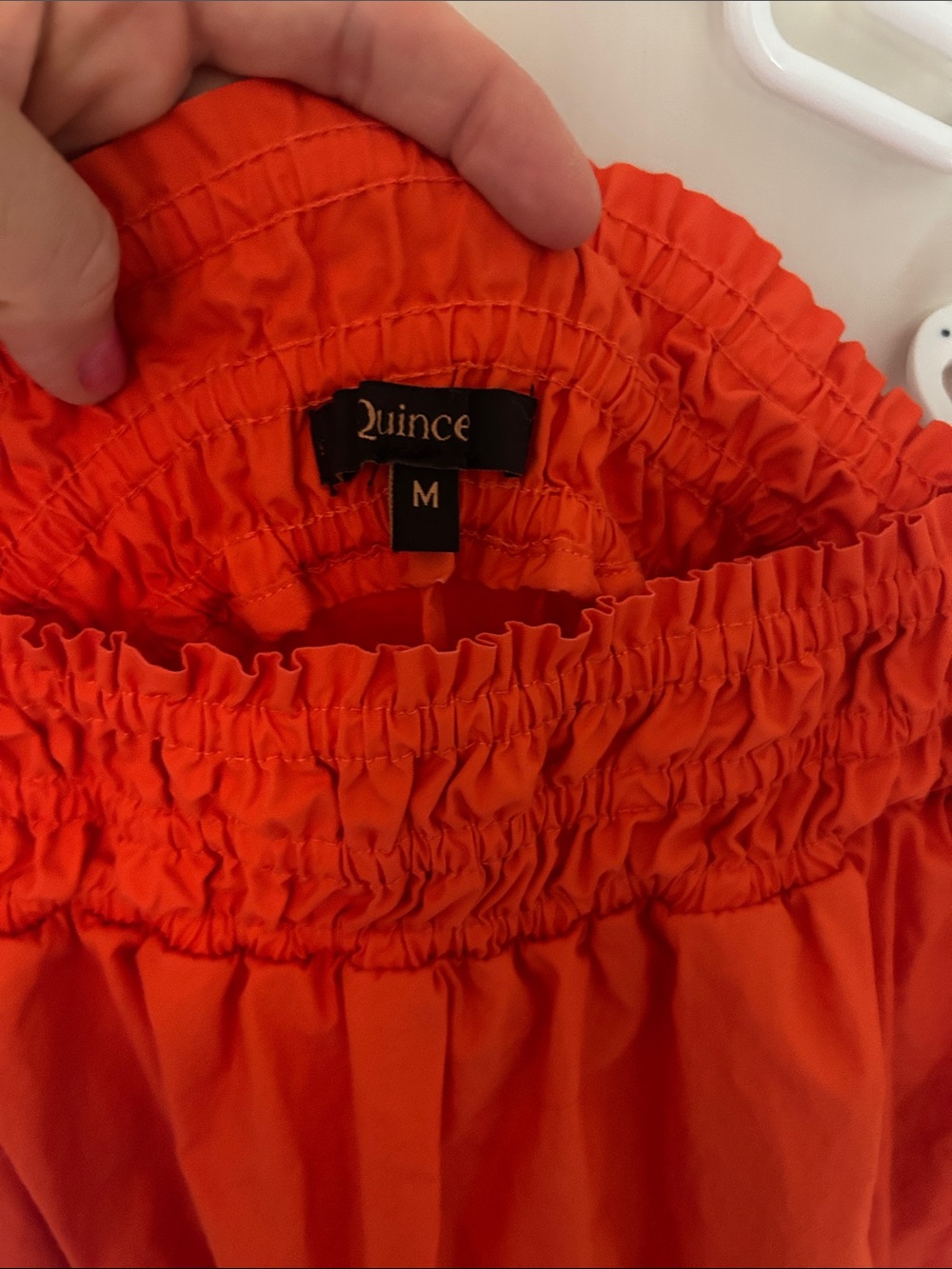 Quince like new poplin maxi skirt - Picture 3 of 4